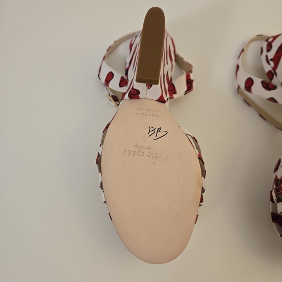 NWOT Kate Spade rare Ivana wedge sandals, size 9 - Picture 11 of 14